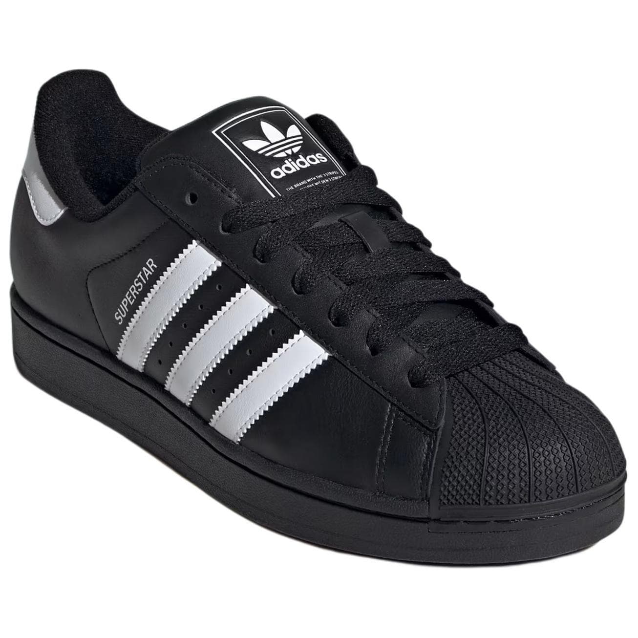 Кроссовки Adidas Originals SUPERSTAR 2 Low Топ Скейтборд Обувь Унисекс Черный белый - изображение 3