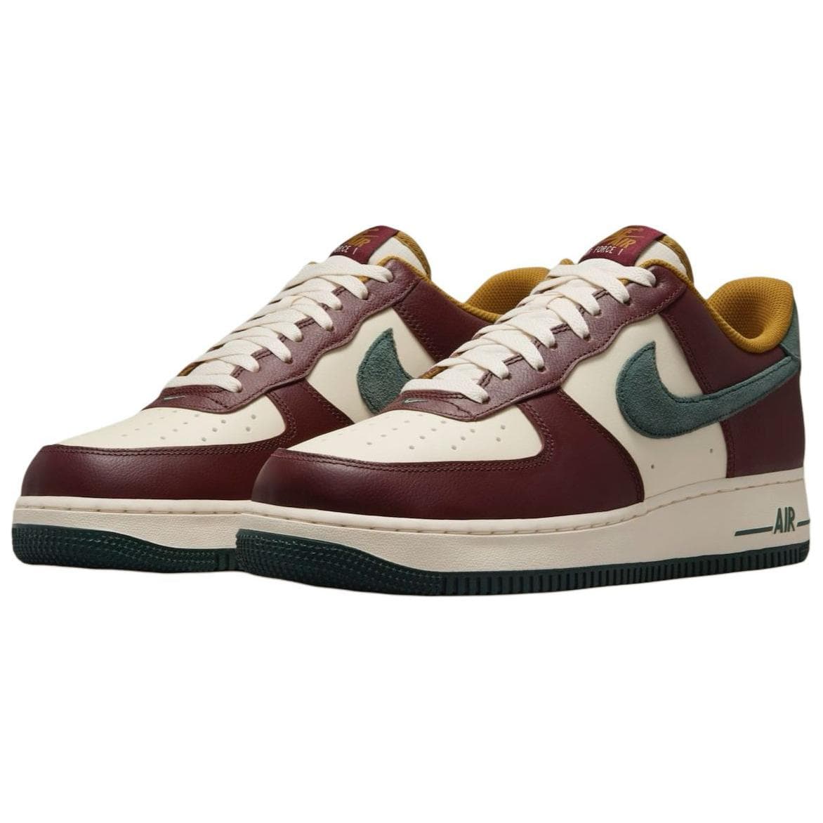 Кроссовки Nike Air Force 1 Low Топ Скейтборд Обувь Мужская Белый Умбра - изображение 3