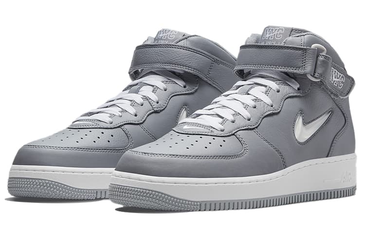 Кроссовки Nike Air Force 1 QS Jewel "NYC Cool Grey" - изображение 3