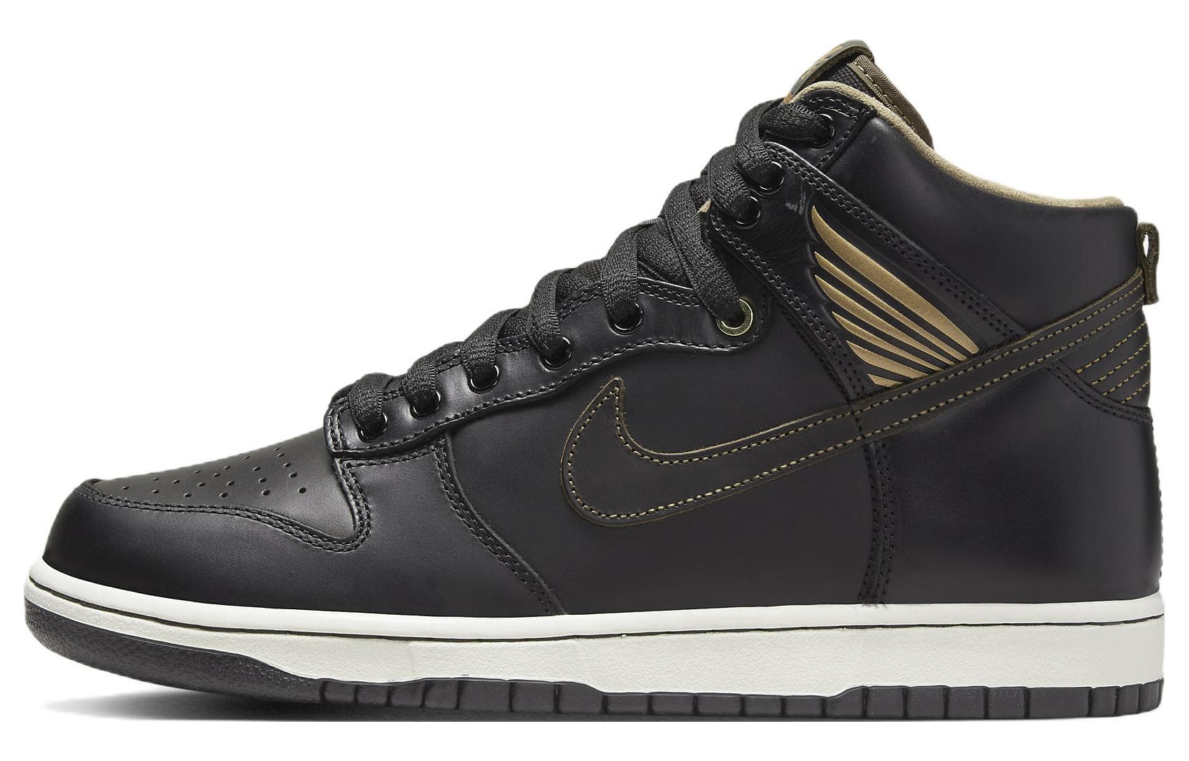 Кроссовки Pawnshop x Nike Dunk SB High Black Gold