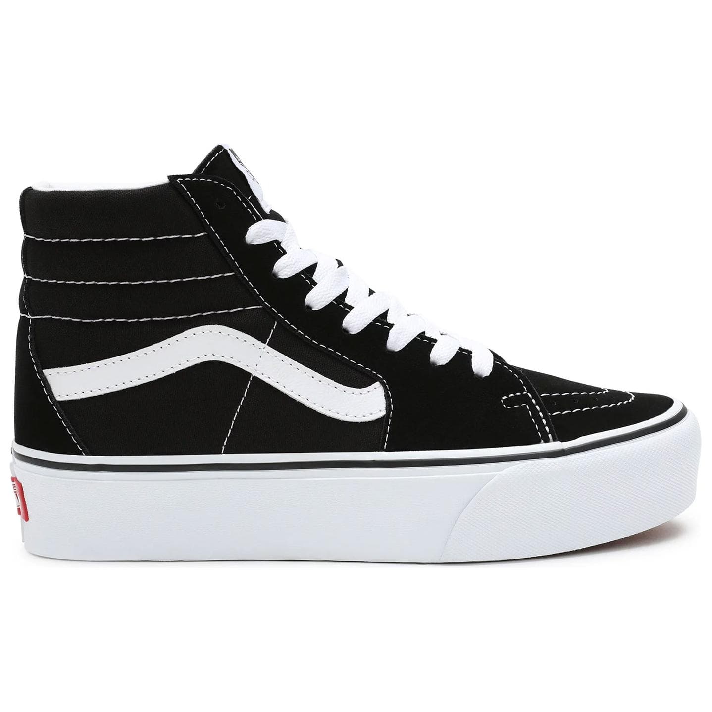 Кроссовки Vans Sk8-Hi Platform 2,0 Модные спортивные хай-топы для скейтборда женские черные - изображение 2