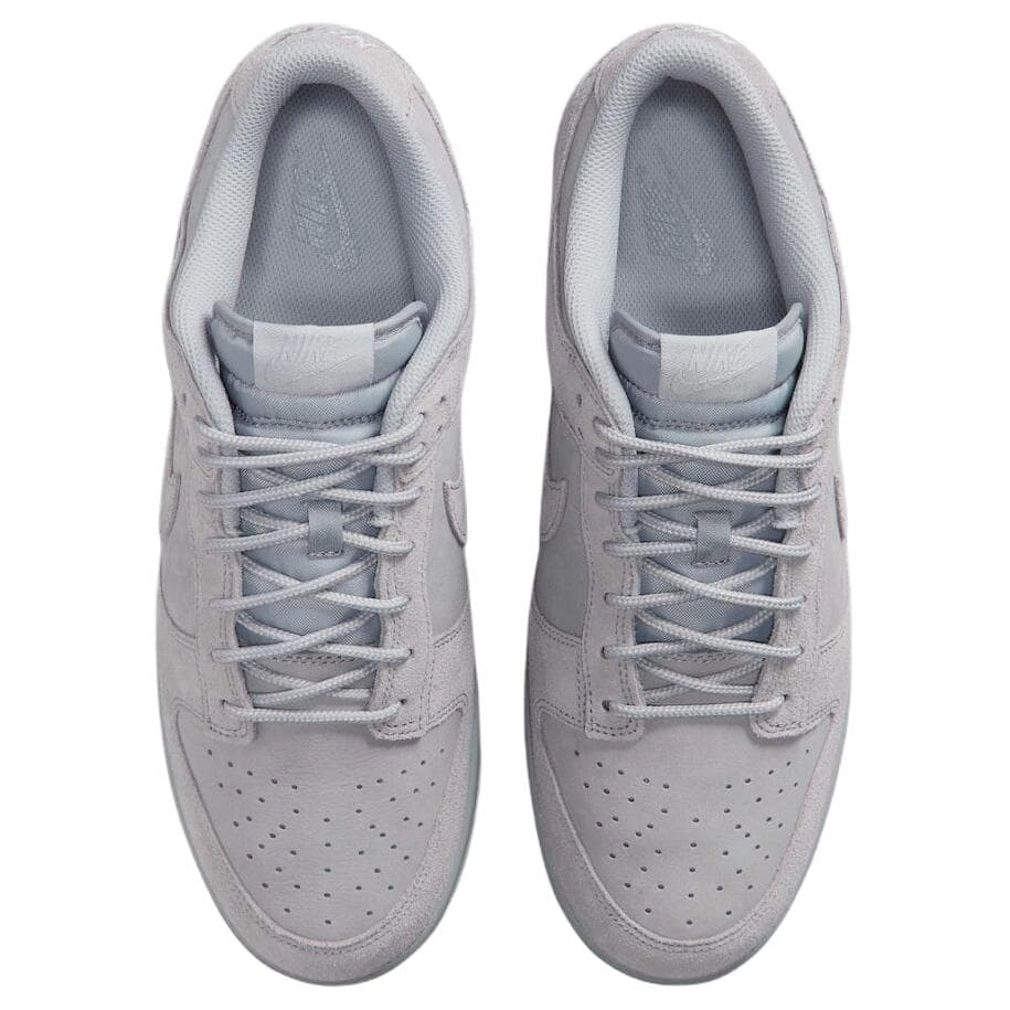 Кроссовки Nike Dunk замша кожа низкий топ скейтборд обувь унисекс серый - изображение 4