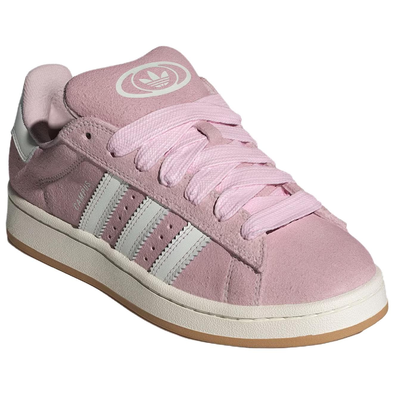 Кроссовки Adidas Originals CAMPUS 00s Кожа Устойчивая к истиранию Низкие Кроссовки для скейтбординга Женские Прозрачный Розовый - изображение 3