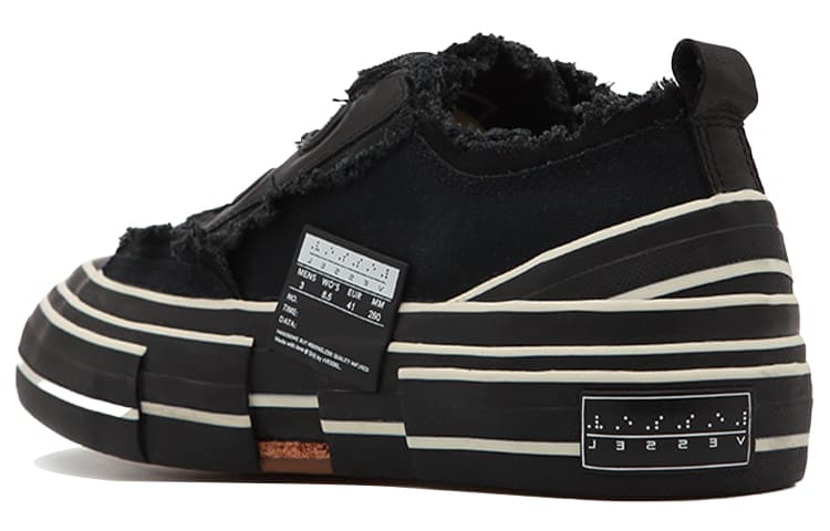 Кроссовки Yohji Yamamoto x xVESSEL G.O.P. Lows Black - изображение 3