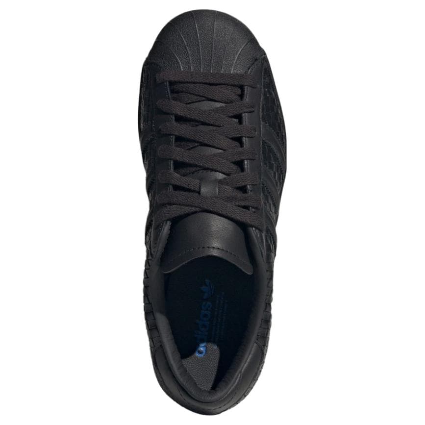Кроссовки Adidas Originals Superstar Vintage Woven Low Skateboard Кроссовки Унисекс Черные - изображение 3