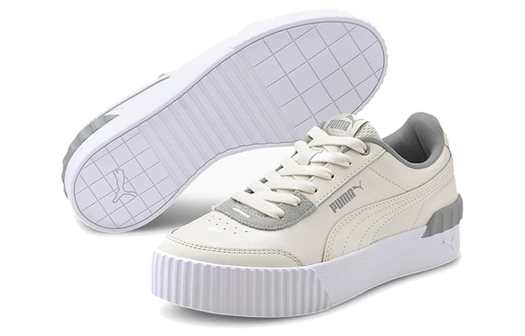 Кроссовки PUMA Carina Lift Khaki White Grey - изображение 3