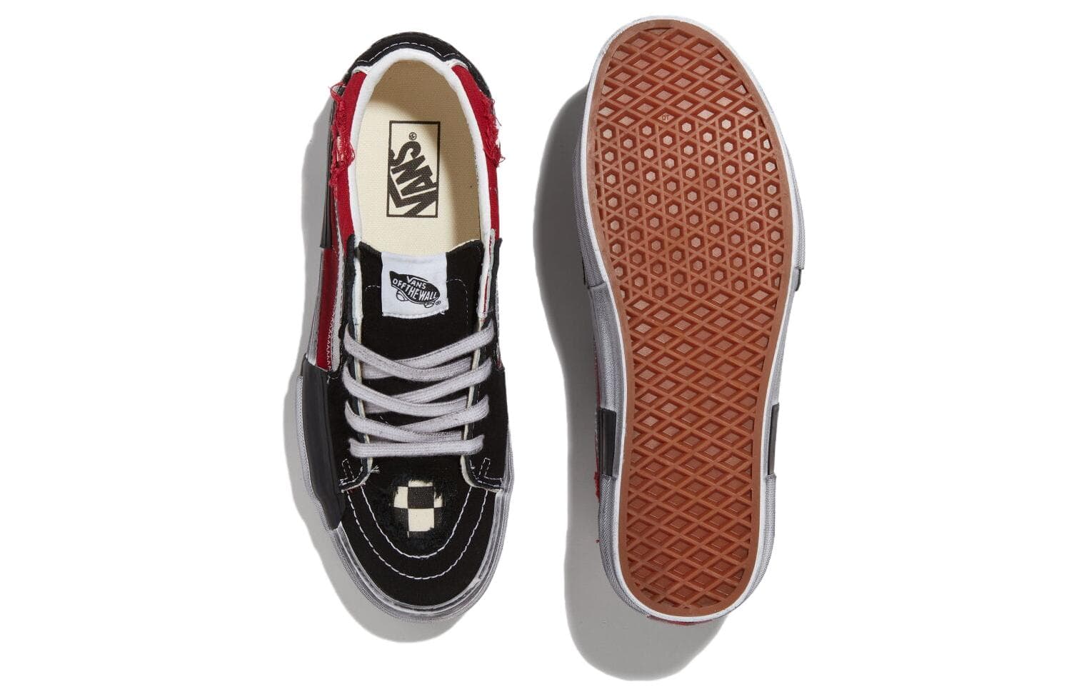 Кроссовки Vans SK8 Low Black Red - изображение 4