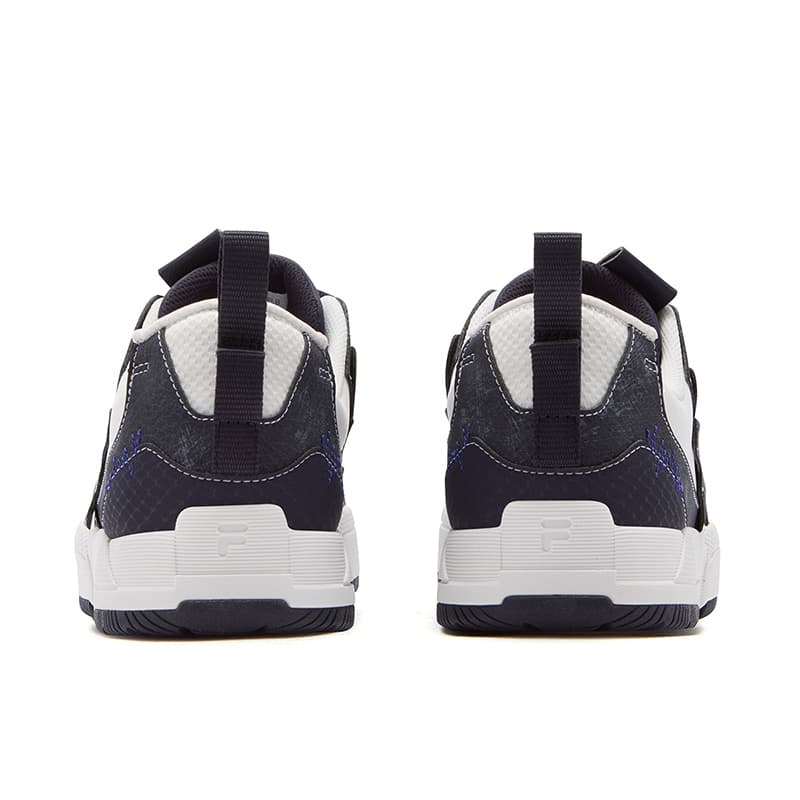 Кроссовки FILA FUSION GEOMETRY Geometric Shoe Текстиль Синтетическая кожа Низкий топ Скейтборд Обувь Женская Лист Серый Синий - изображение 5