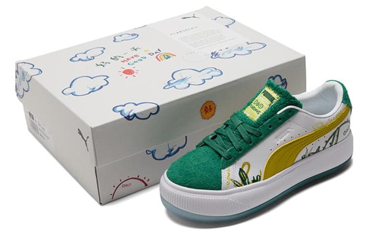 Кроссовки FLABJACKS x PUMA Suede Mayu "Fuzzy Cactus Park" - изображение 6