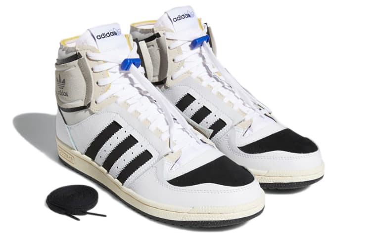 Кроссовки adidas Top Ten High White Black - изображение 2