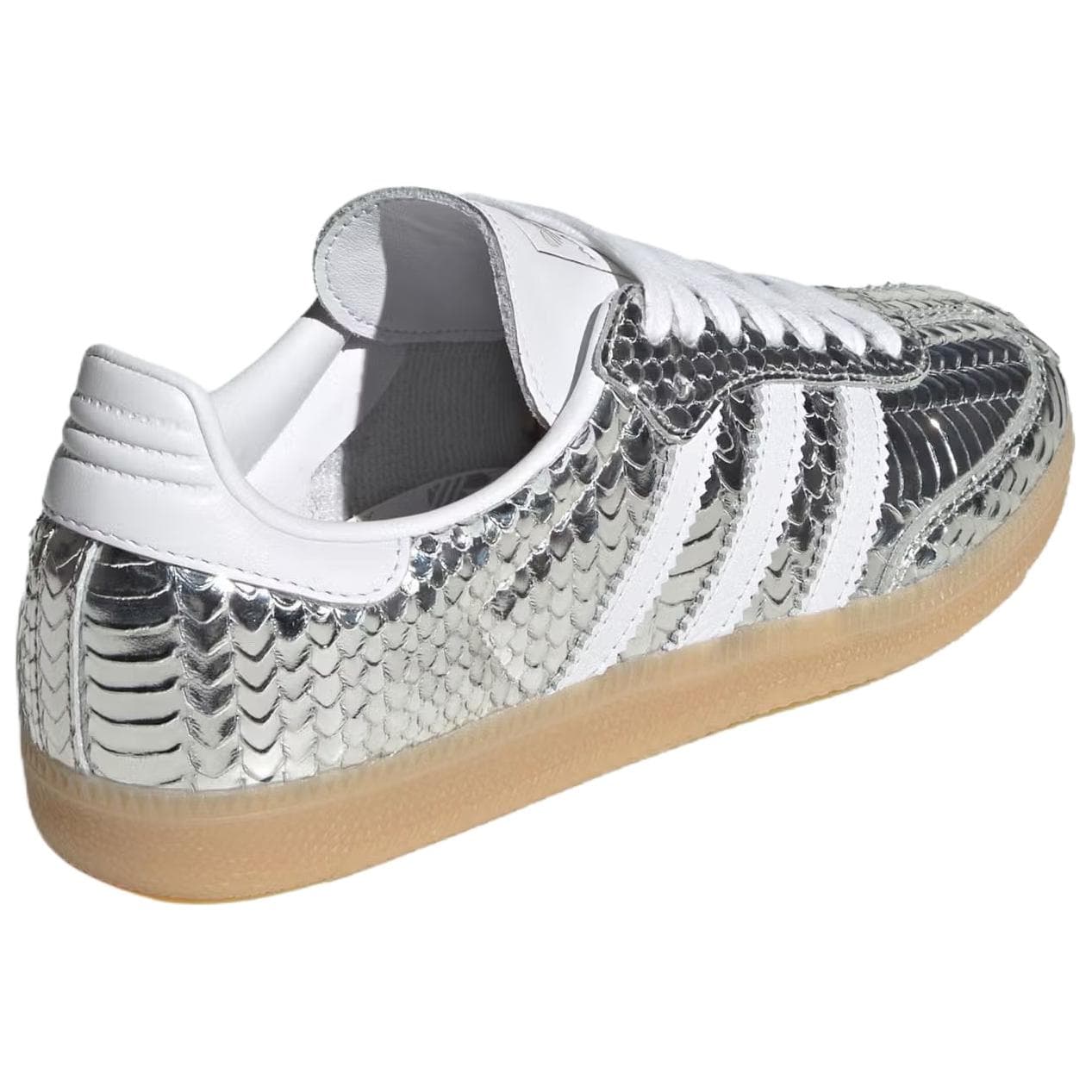 Кроссовки Adidas Originals Samba Коровья кожа Лицевая Скейтборд Обувь Унисекс Серебристо-белый - изображение 5
