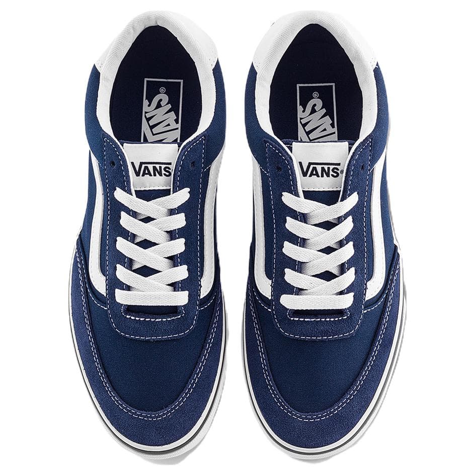 Кроссовки Vans Brooklyn LS Устойчивая к истиранию низкая скейтбордическая обувь для мужчин синяя - изображение 4
