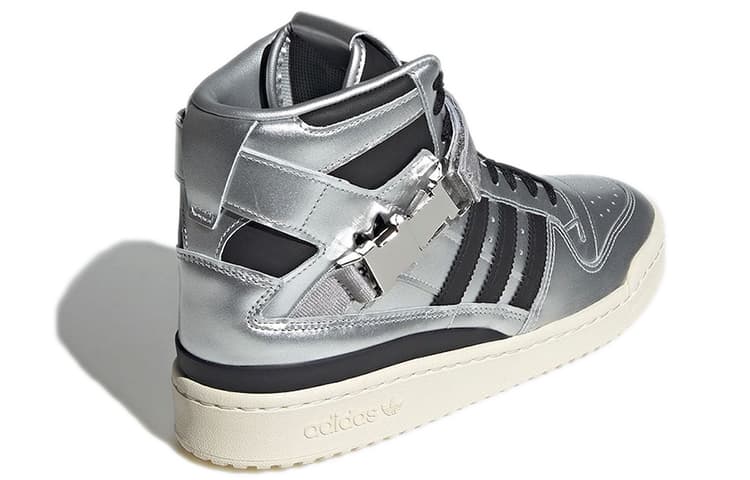 Кроссовки adidas Forum 84 High Liquid Silver — фото 4