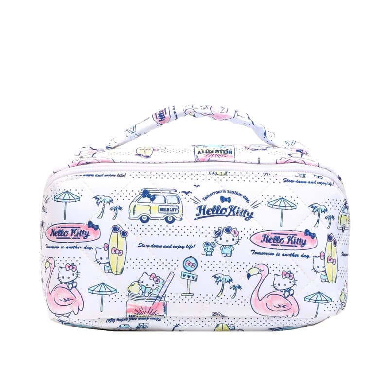 Санрио Полиэфирное волокно Makeup Bag Дорожные органайзеры Women's White - изображение 1