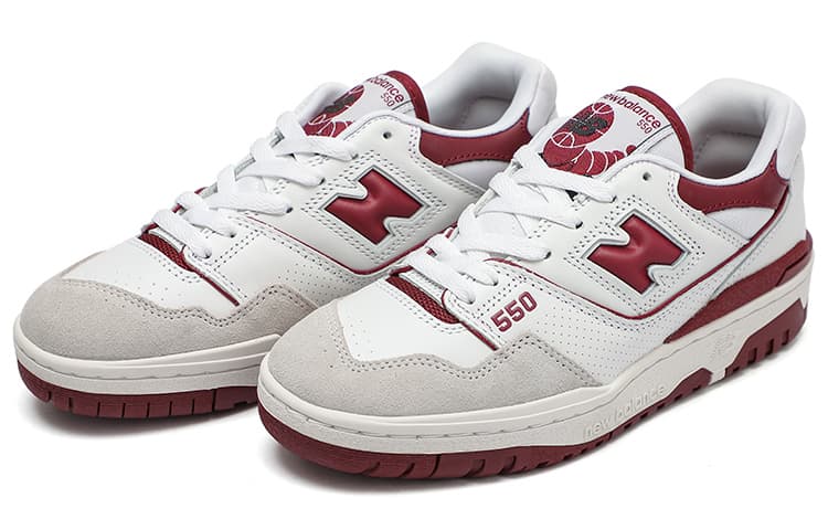 Кроссовки New Balance 550 Burgundy - изображение 3