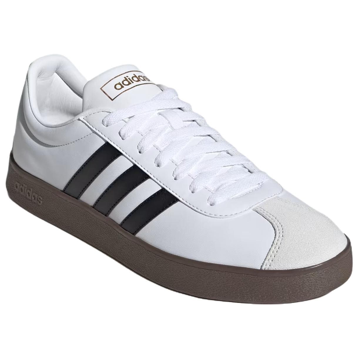 Кроссовки Adidas Vl Court Classic Low Топ Скейтборд Обувь Унисекс Белый черный - изображение 3