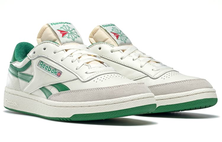 Кроссовки Reebok Club C 85 White Green - изображение 3