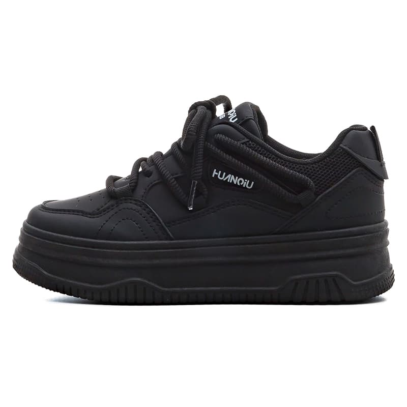 Кроссовки HUANQIU Slip-resistant Lightweight And Breathable Скейтборд Кроссовки Женские Черные - изображение 1