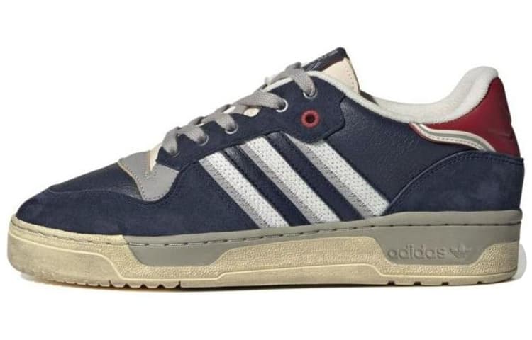 Кроссовки Adidas Originals x THE EXTRA Топленое масло Rivalry Low Кожа Универсальный Противоскользящий Низкий Топ - изображение 1