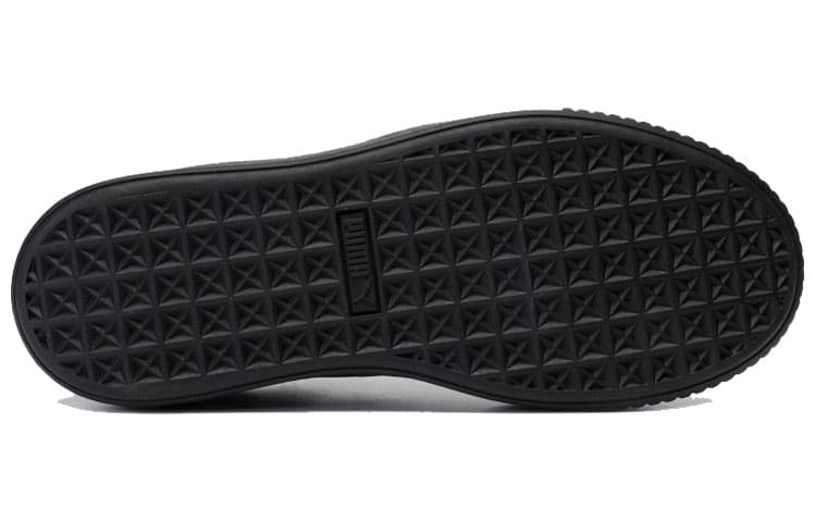 Кроссовки PUMA Basket Platform Black Gold - изображение 7