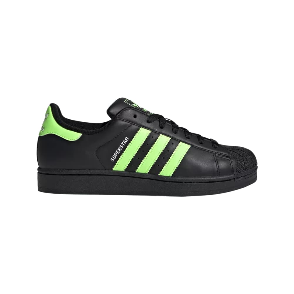 Кроссовки Adidas Originals Superstar 2 Low Топ Скейтборд Обувь Мужской Черно-зеленый - изображение 3