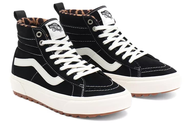 Кроссовки Vans Sk8-Hi MTE-1 Black White Leopard - изображение 3