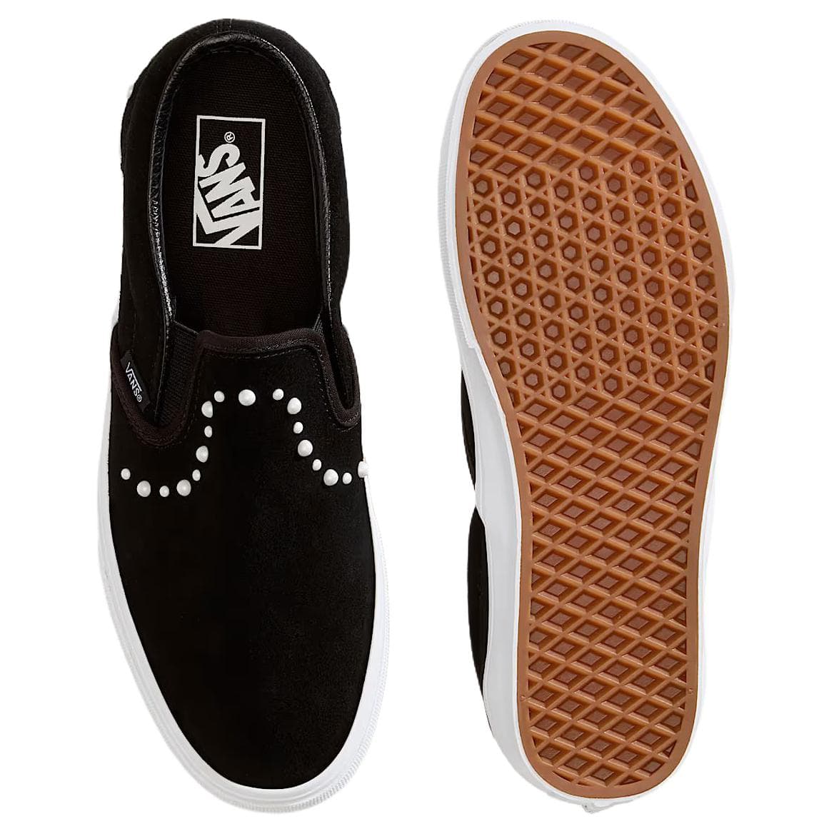 Кроссовки Vans Classic Slip On Low Топ Скейтборд Обувь Унисекс Черный - изображение 4