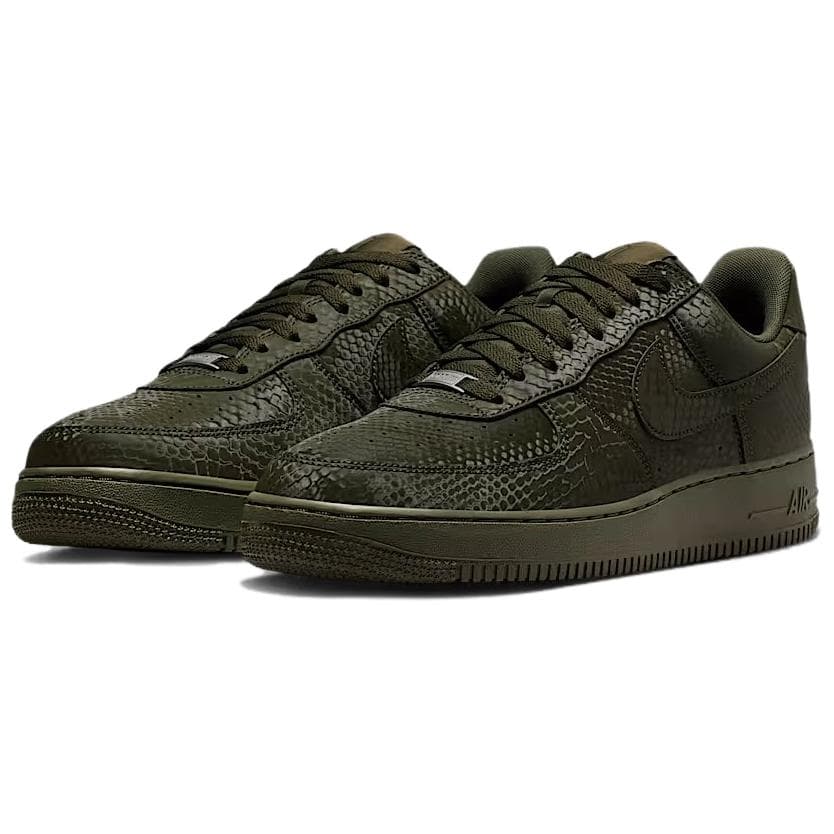 Кроссовки Nike Air Force 1 Low Топ Скейтборд Кроссовки Мужские Зеленые - изображение 3