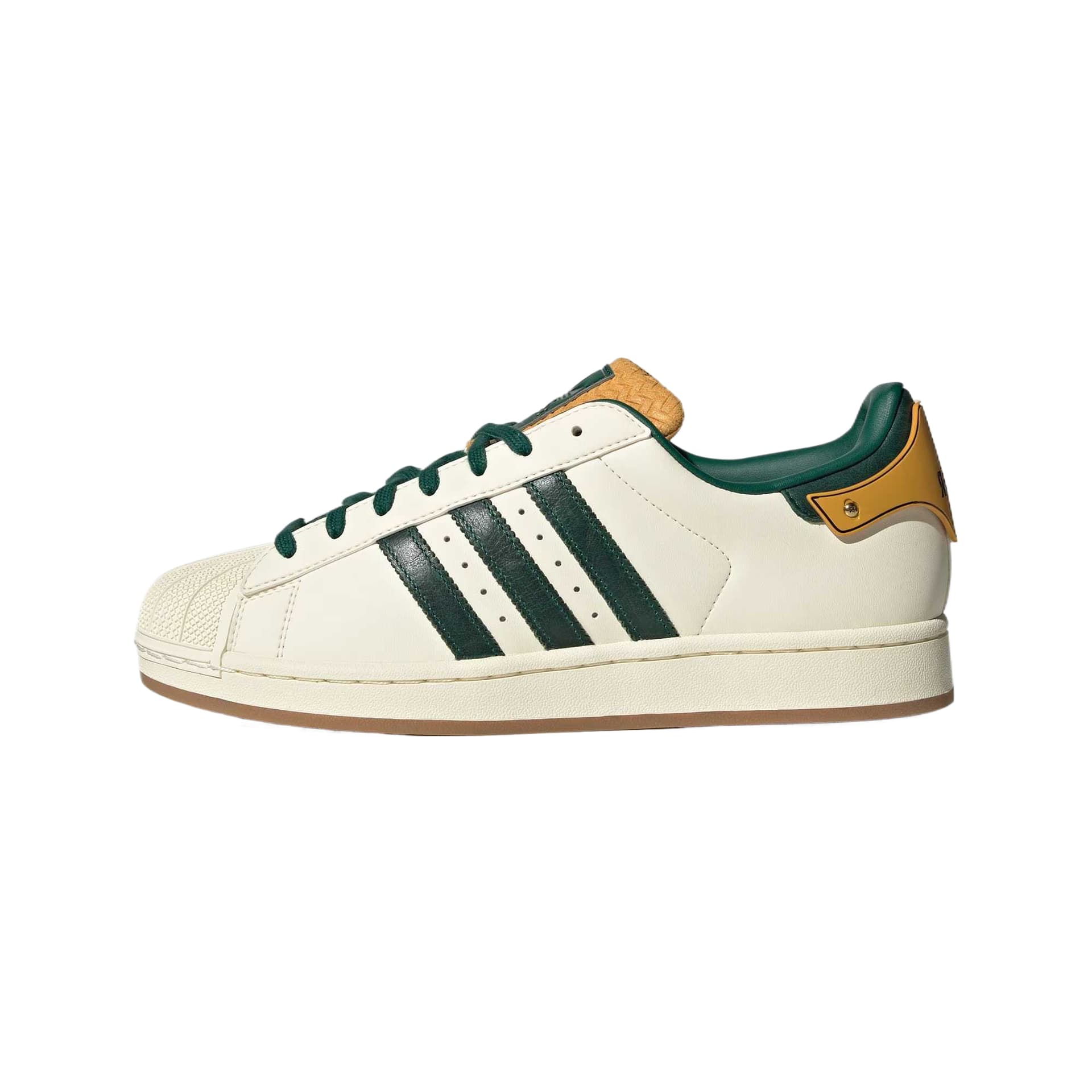 Кроссовки Adidas Originals Superstar 2 Кожаные Низкие Кроссовки для Скейтбординга Унисекс Белые Зеленые - изображение 1