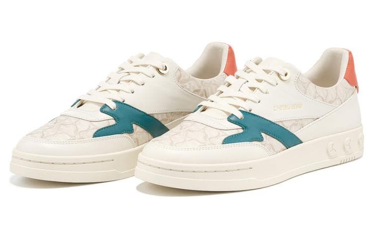 Кроссовки LI NING 1990 Амортизация Низкие Кеды для Скейтбординга Женские Белые Зеленые - изображение 2