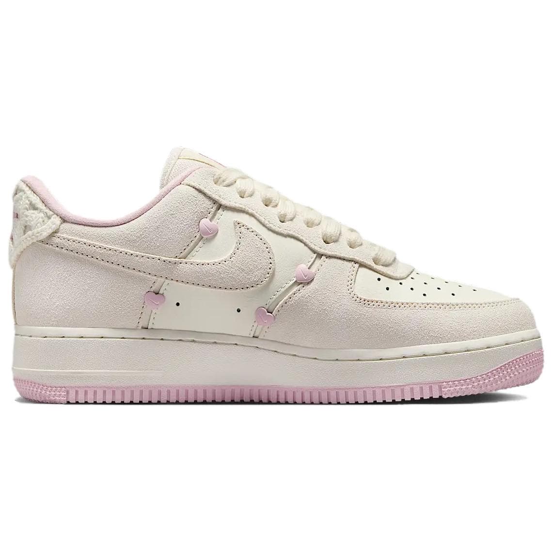 Кроссовки Nike Air Force 1 Замша Low Топ Скейтборд Обувь Women's White - изображение 2