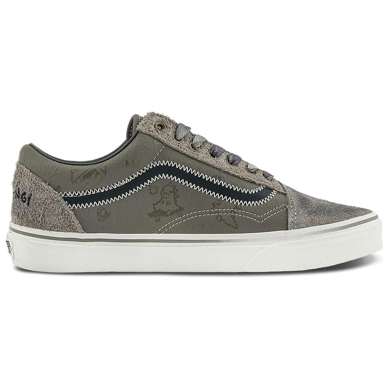 Кроссовки Hirono x Vans Old Skool Classics Grey Black - изображение 2
