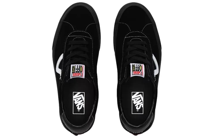 Кроссовки Vans Low Top Black White - изображение 4