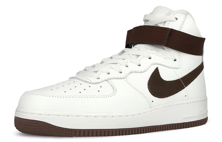 Кроссовки Nike Air Force 1 Retro QS White Brown - изображение 3