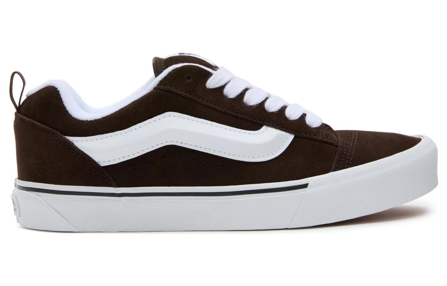 Кроссовки Vans Knu Skool White Brown - изображение 2