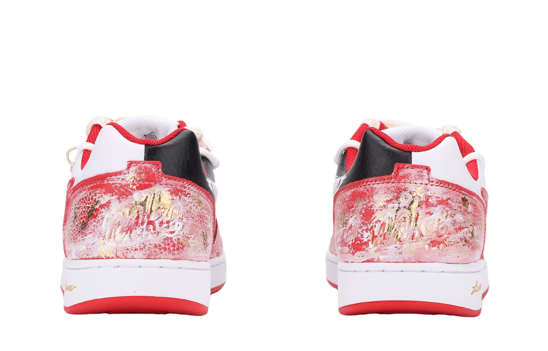 Кроссовки Nike Ebernon White Red - изображение 5