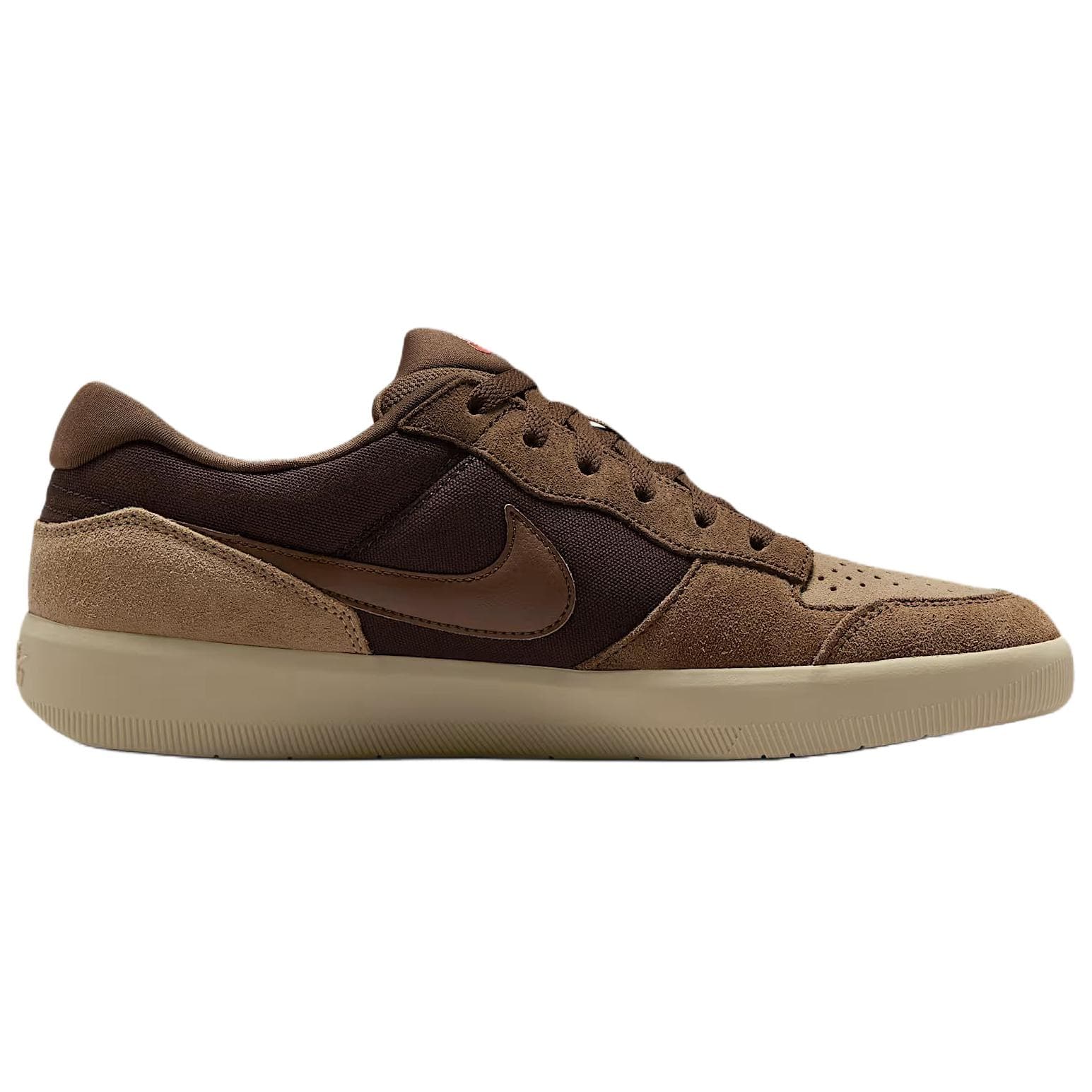 Кроссовки Nike SB Force 58 Дышащие Низкие Кроссовки для Скейтбординга Унисекс Коричневые - изображение 2