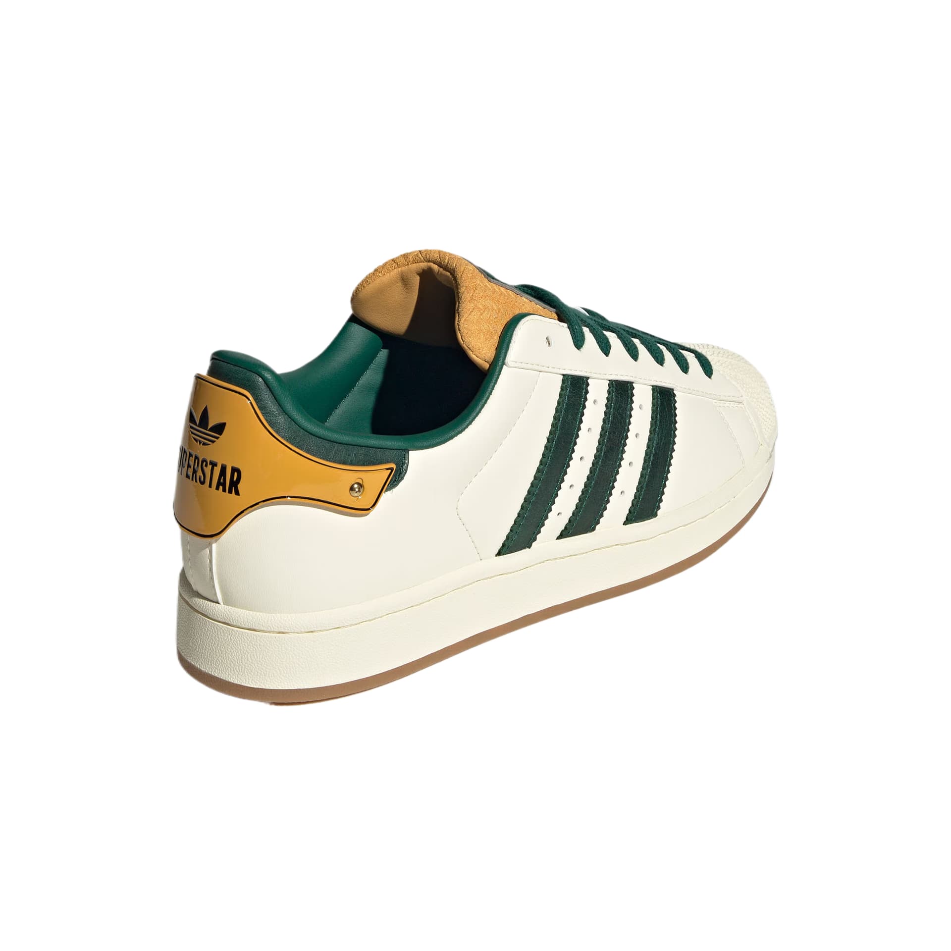 Кроссовки Adidas Originals Superstar 2 Кожаные Низкие Кроссовки для Скейтбординга Унисекс Белые Зеленые - изображение 5