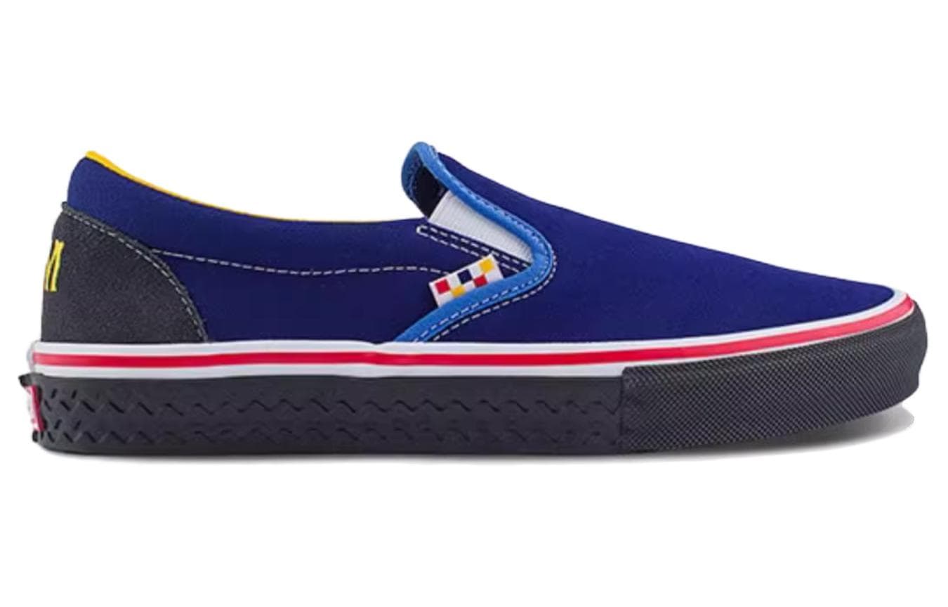 Кроссовки Vans X ПА (PA)'DIN MUSA Низкие Кроссовки для скейтбординга Мужские Синие - изображение 2