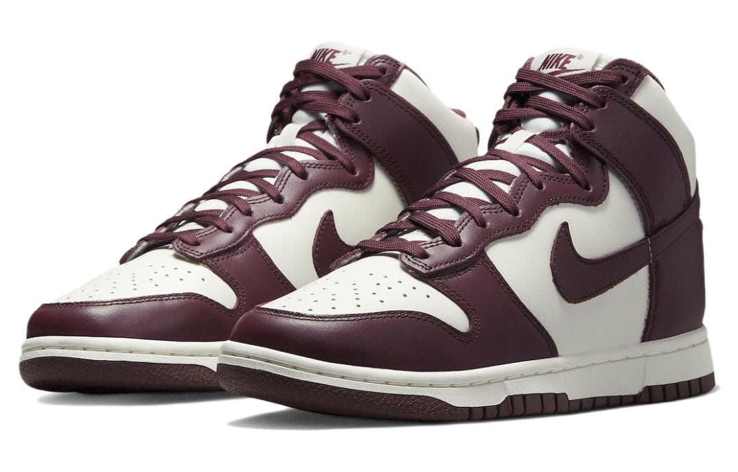 Кроссовки Nike Dunk High Burgundy Crush - изображение 3