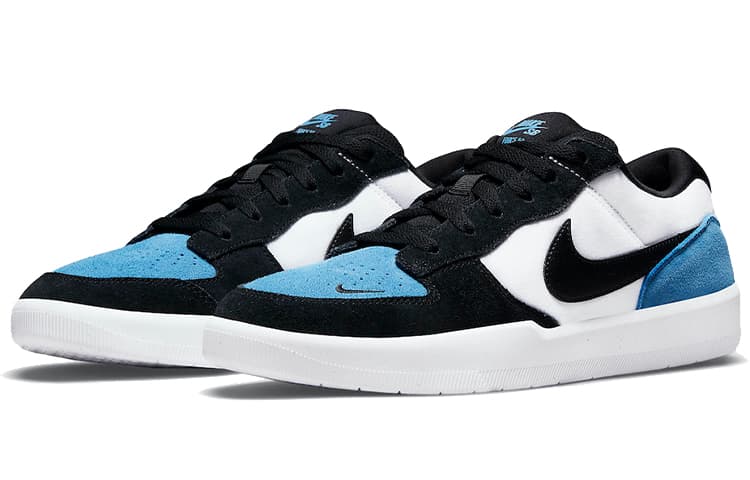Кроссовки Nike SB Force 58 Black White Blue - изображение 3