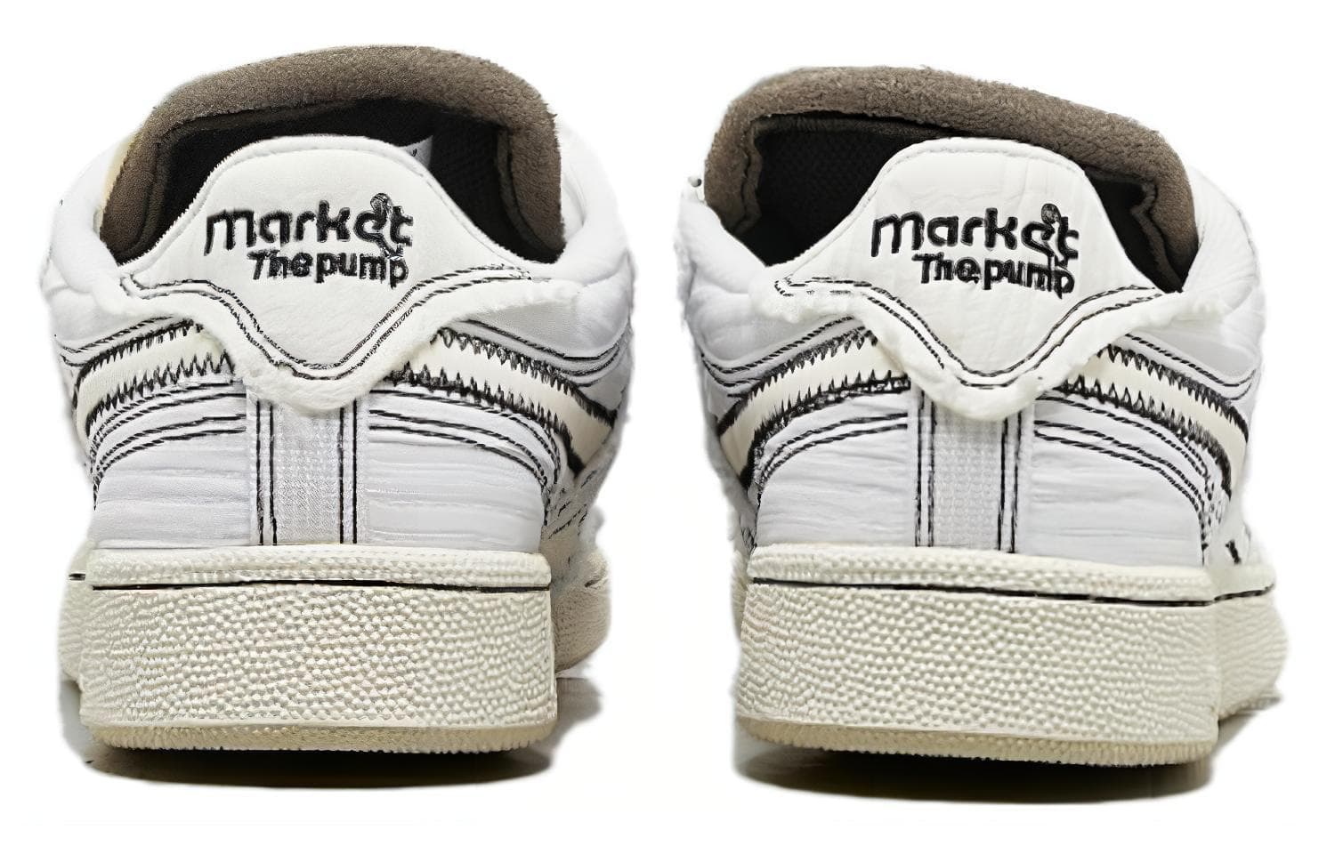 Кроссовки Market x Reebok Club C 85 PUMP - изображение 4