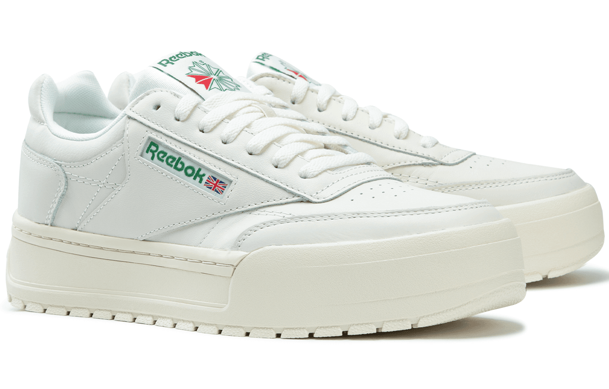 Кроссовки Reebok CLUB C MEGACOURT Устойчивый к истиранию Увеличение высоты Низкий Топ - изображение 2