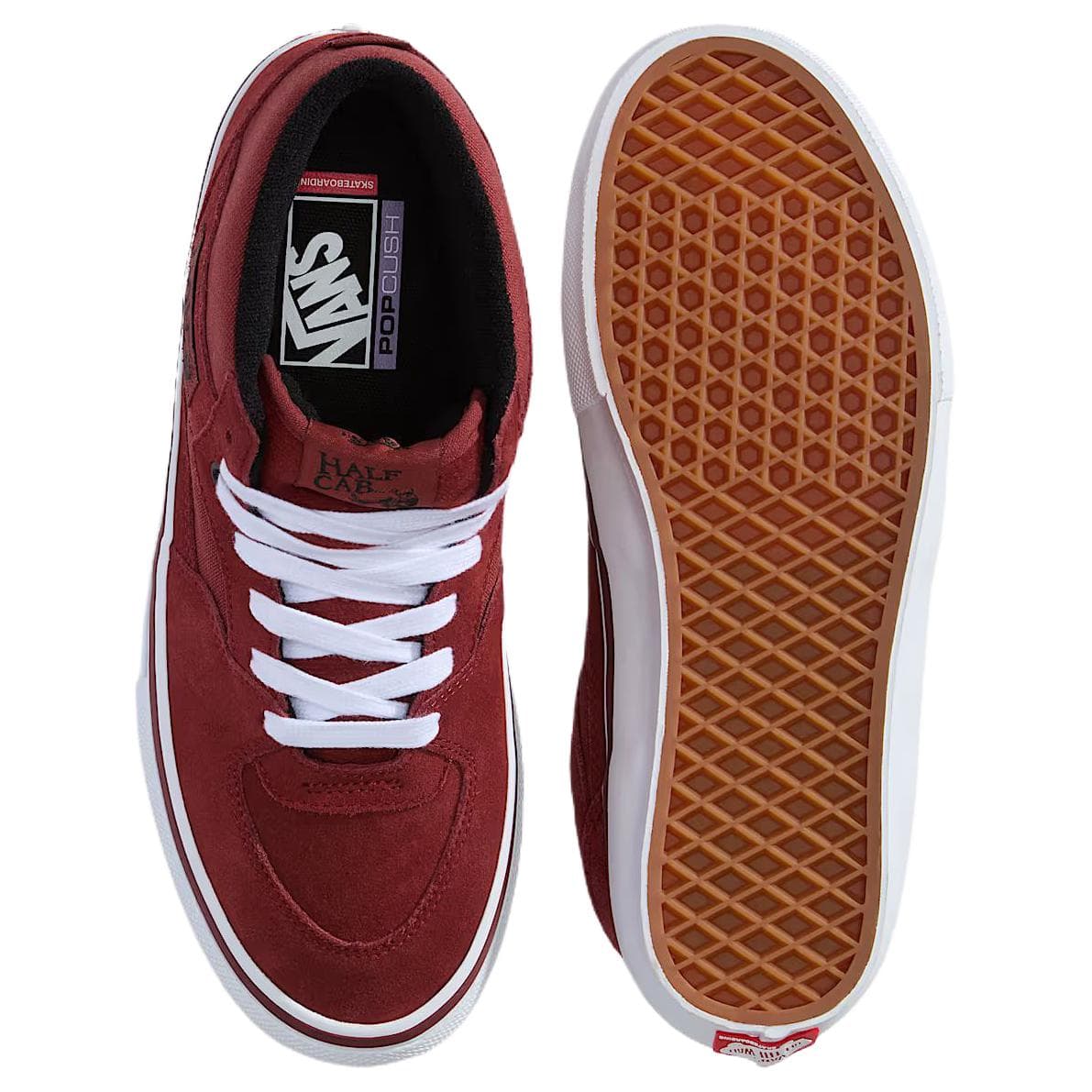 Кроссовки VANS Skate Half Скейтборд Обувь Унисекс Красная - изображение 4