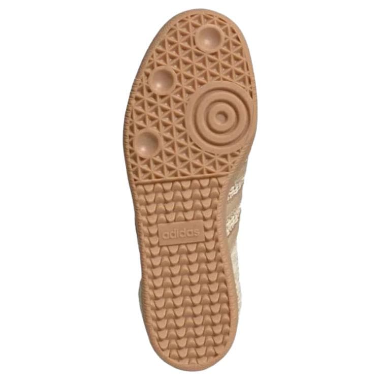 Кроссовки Adidas Originals Samba Crochet Пачка Ткань Низкие Кроссовки для скейтбординга Женские Коричневые - изображение 6