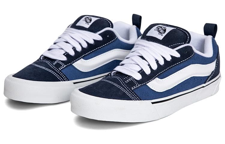 Кроссовки Vans Knu Skool Blue White - изображение 3