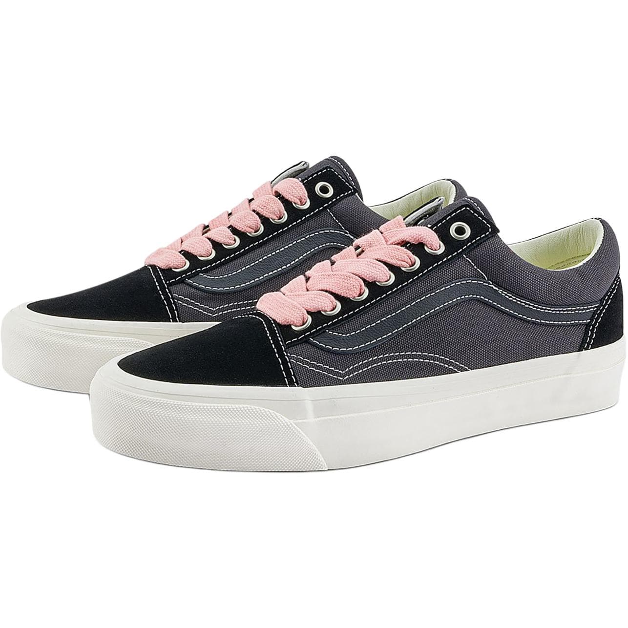 Кроссовки Vans LX OLD SKOOL Устойчивые к истиранию Низкие Кроссовки для скейтбординга Унисекс Черные - изображение 2