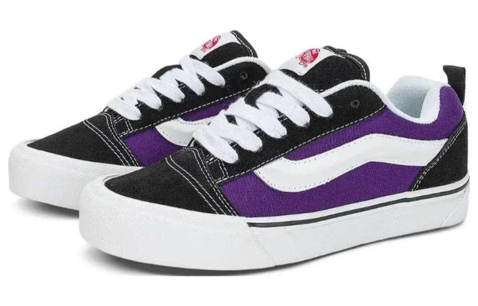 Кроссовки Vans Knu Skool Purple Black - изображение 3