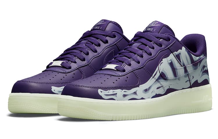Кроссовки Nike Air Force 1 '07 Skeleton QS "Purple Skeleton" - изображение 3