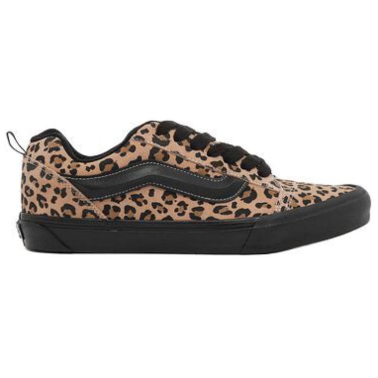 Кроссовки Vans Knu Skool Low Топ Скейтборд Обувь Женская Черная Желтая - изображение 2